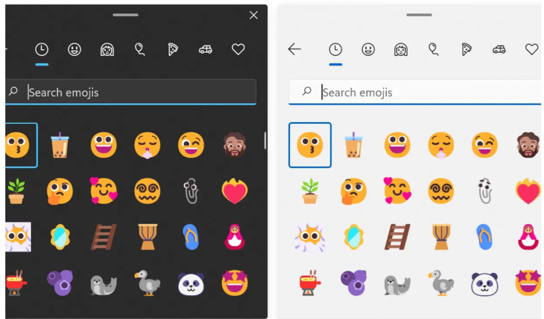 Windows 11 new emoji